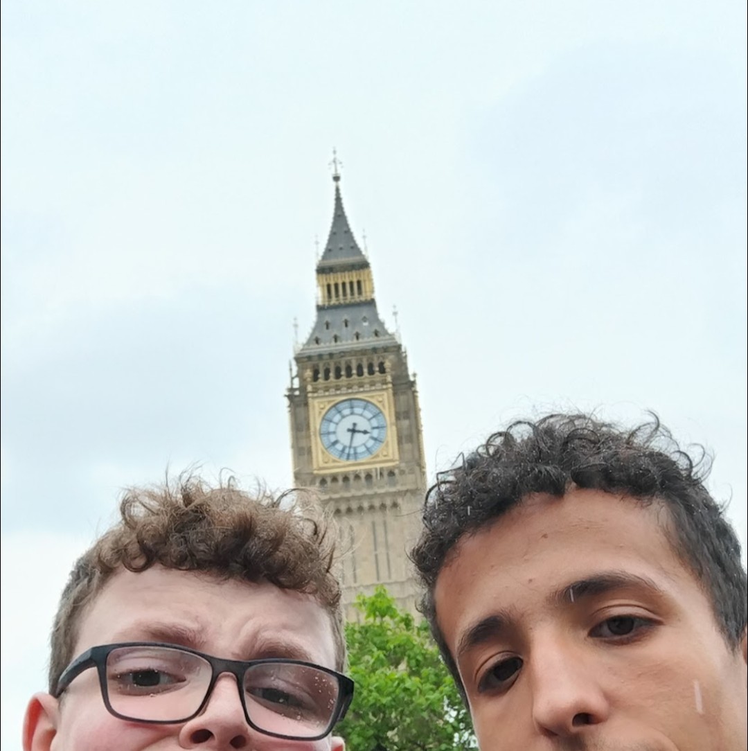 een foto met mohamed in London