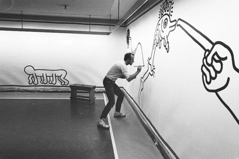 afbeelding van Keith Haring's kunst